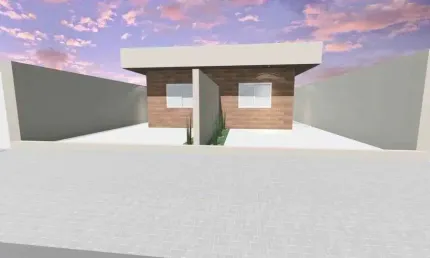 Casa para Venda em Itanhaém, Bopiranga, 2 dormitórios, 1 banheiro, 2 vagas