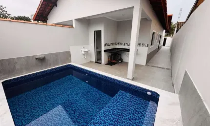 Casa para venda em itanhaém, campos elíseos, 3 dormitórios, 1 suíte, 2 banheiros, 2 vagas