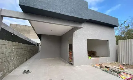 Casa para Venda em Itanhaém, Balneário Gaivota, 3 dormitórios, 1 suíte, 2 banheiros, 3 vagas