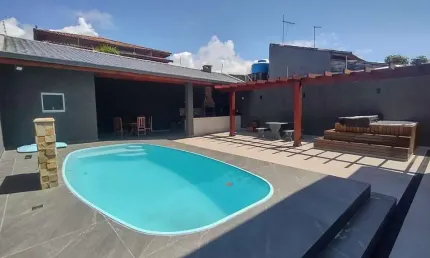 Casa Alto Padrão para Venda em Itanhaém, Jardim das Palmeiras, 4 dormitórios, 2 suítes, 5 banheiros, 4 vagas