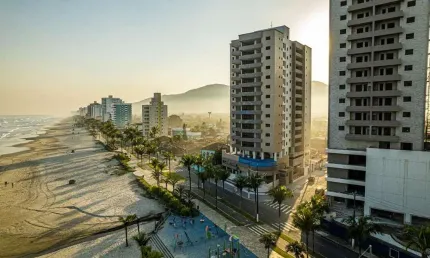 Apartamento para Venda em Praia Grande, Balneário Flórida, 3 dormitórios, 1 suíte, 2 banheiros, 2 vagas