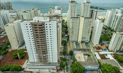 Apartamento para Venda em Guarujá, Centro, 3 dormitórios, 1 suíte, 1 banheiro, 2 vagas