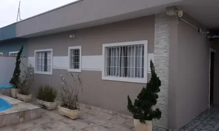 Casa para venda em itanhaém, tupy, 2 dormitórios, 1 suíte, 1 banheiro, 1 vaga