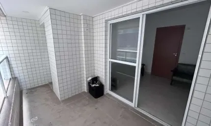 Apartamento para Venda em Praia Grande, Vila Caiçara, 1 dormitório, 1 banheiro, 1 vaga