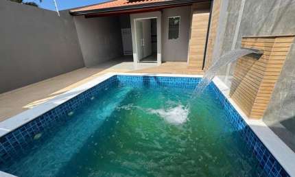 Casa para Venda em Itanhaém, Nova Itanhaém, 3 dormitórios, 1 suíte, 2 banheiros, 2 vagas