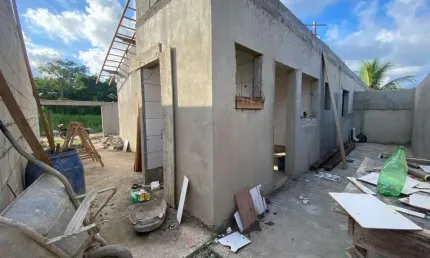 Casa para venda em itanhaém, jardim guacyra, 2 dormitórios, 1 suíte, 4 banheiros, 1 vaga