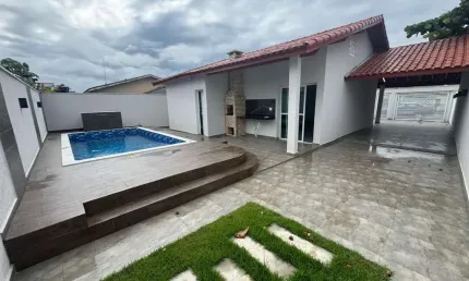 Casa para Venda em Itanhaém, Jardim Regina, 2 dormitórios, 1 suíte, 2 banheiros, 4 vagas
