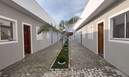 Casa em condomínio para venda em itanhaém, cibratel 2, 2 dormitórios, 1 banheiro, 1 vaga