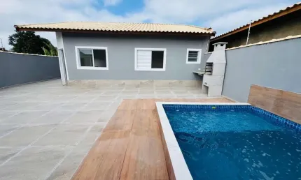 Casa para venda em itanhaém, bopiranga, 3 dormitórios, 1 suíte, 1 banheiro, 4 vagas