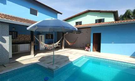 Casa para Venda em Itanhaém, Jardim das Palmeiras, 2 dormitórios, 1 suíte, 4 banheiros, 6 vagas