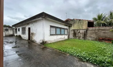 Casa para venda em itanhaém, balneário gaivota, 2 dormitórios, 1 banheiro, 4 vagas