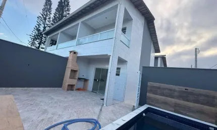 Casa para Venda em Itanhaém, Campos Elíseos, 2 dormitórios, 2 banheiros, 1 vaga
