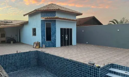Casa para Venda em Itanhaém, Cibratel 2, 3 dormitórios, 1 suíte, 3 banheiros, 5 vagas
