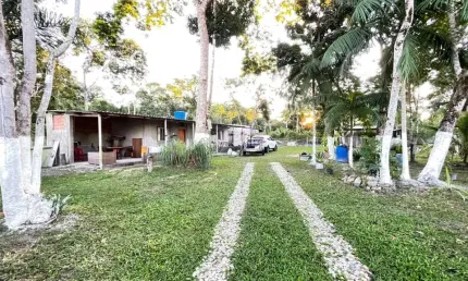 Chácara para Venda em Itanhaém, Parque Real, 1 dormitório, 1 suíte, 1 banheiro, 10 vagas