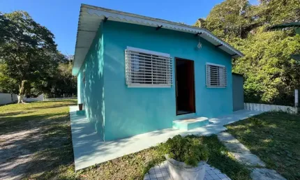 Chácara para venda em itanhaém, jardim coronel, 2 dormitórios, 1 suíte, 1 banheiro, 6 vagas