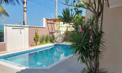 Casa para Venda em Itanhaém, Balneário Gaivota, 4 dormitórios, 2 suítes, 2 banheiros, 2 vagas