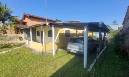 Casa para Venda em Itanhaém, Indaiá, 2 dormitórios, 2 banheiros, 6 vagas