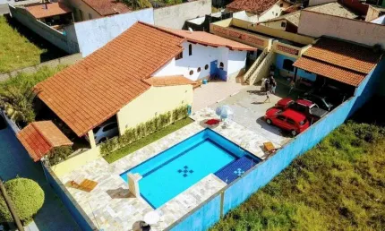Casa para Venda em Itanhaém, Grandesp, 3 dormitórios, 1 suíte, 2 banheiros, 10 vagas
