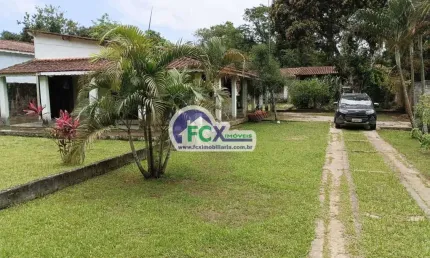 Chácara para venda em itanhaém, jardim coronel, 2 dormitórios, 1 suíte, 1 banheiro, 6 vagas