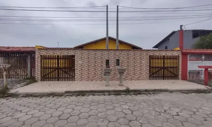 Casa para venda em mongaguá, praia grande, 2 dormitórios, 1 suíte, 1 banheiro, 4 vagas