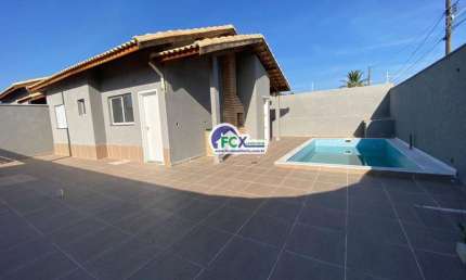Casa para Venda em Itanhaém, Cibratel 2, 2 dormitórios, 1 suíte, 3 banheiros, 2 vagas