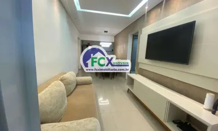 Apartamento para Venda em Praia Grande, Guilhermina, 2 dormitórios, 1 suíte, 1 banheiro, 1 vaga
