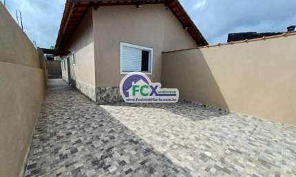 Casa para Venda em Itanhaém, Balneário Tupy, 2 dormitórios, 1 suíte, 1 banheiro, 1 vaga