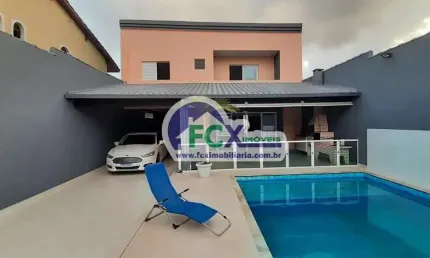 Casa para venda em itanhaém, jequitibá, 5 dormitórios, 2 suítes, 3 banheiros, 5 vagas