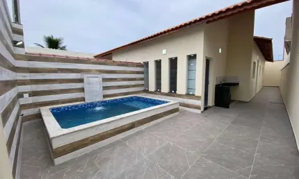Casa para Venda em Itanhaém, Loty, 2 dormitórios, 1 suíte, 1 banheiro, 1 vaga