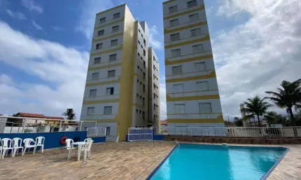 Apartamento para Venda em Itanhaém, Balneário Tupy, 1 dormitório, 1 banheiro, 2 vagas
