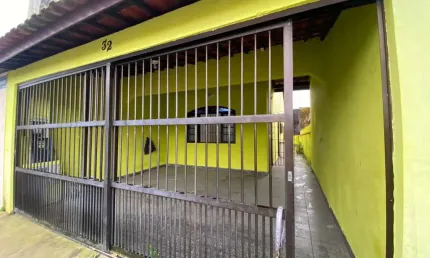Casa para venda em itanhaém, corumbá, 2 dormitórios, 1 banheiro, 2 vagas