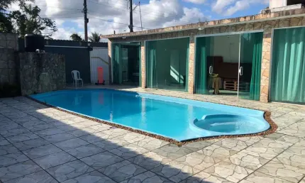 Casa para Venda em Peruíbe, Jardim São Luis, 1 dormitório, 1 banheiro, 2 vagas