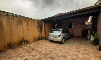 Casa para venda em mongaguá, balneário regina maria, 2 dormitórios, 1 banheiro, 1 vaga