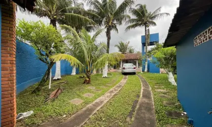 Casa para Venda em Itanhaém, Bopiranga, 2 dormitórios, 2 banheiros, 4 vagas