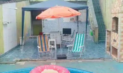Casa para Venda em Itanhaém, Sabauna, 3 dormitórios, 2 banheiros, 3 vagas
