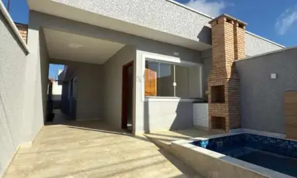 Casa para Venda em Peruíbe, Balneário São João Batista, 2 dormitórios, 1 suíte, 1 banheiro, 2 vagas