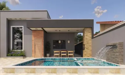 Casa para Venda em Itanhaém, Grandesp, 3 dormitórios, 1 suíte, 1 banheiro, 4 vagas