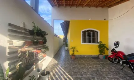 Casa para venda em itanhaém, jardim suarão, 2 dormitórios, 1 banheiro, 1 vaga