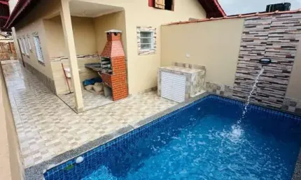 Casa para venda em itanhaém, jardim magalhães, 2 dormitórios, 1 suíte, 1 banheiro, 2 vagas