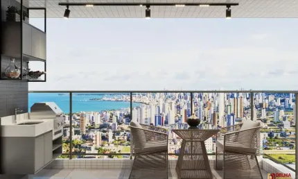 Apartamento com 2 quartos à venda na Doutor Damasquins Ramos Maciel, 253, Bessa, João Pessoa por R$ 565.900
