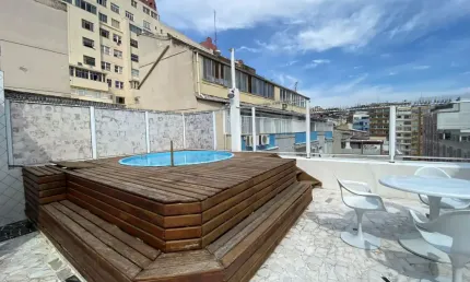 Cobertura duplex, 4 vagas de garagem, 500mts, no Flamengo, RJ