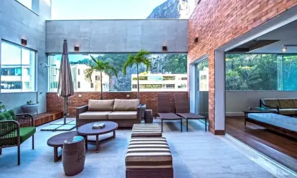 Cobertura duplex, 4 quartos, 4 vagas, 400 mts, Leblon