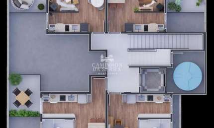 APARTAMENTO NA PLANTA STUDIO COM GARDEN, Pousada da Neve, Nova Petropolis - RS
