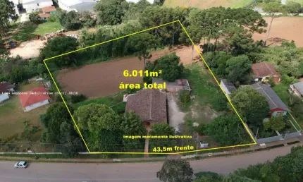 Residencial e Comercial para Venda em Campo Magro, Centro, 2 dormitórios, 1 banheiro