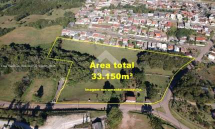 Terreno à venda na Rua Professora Lia Garbacio, 580, Centro, Campo Magro