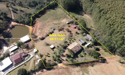 Chácara para Venda em Campo Largo, Santa Nely, 4 dormitórios, 1 suíte, 2 banheiros, 3 vagas