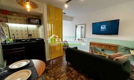 STUDIO MOBILIADO NO CENTRO DE CURITIBA! ÓTIMA LOCALIZAÇÃO