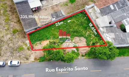 Terreno à venda na Rua Espírito Santo, 535, Água Verde, Curitiba