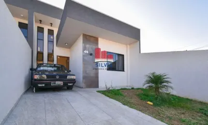 BELÍSSIMA CASA COM 3 QUARTOS, SUÍTE E QUINTAL, NA FAZENDA RIO GRANDE