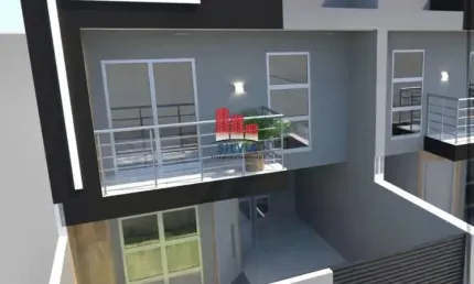 Belíssimo sobrado no Sítio Cercado, com 80.00m² melhor localização do bairro.